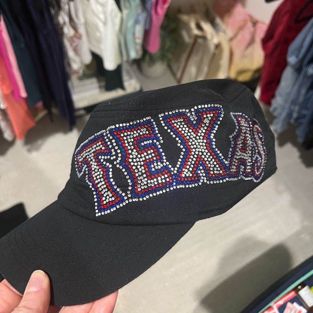 Texas Rangers Rhinestone hat